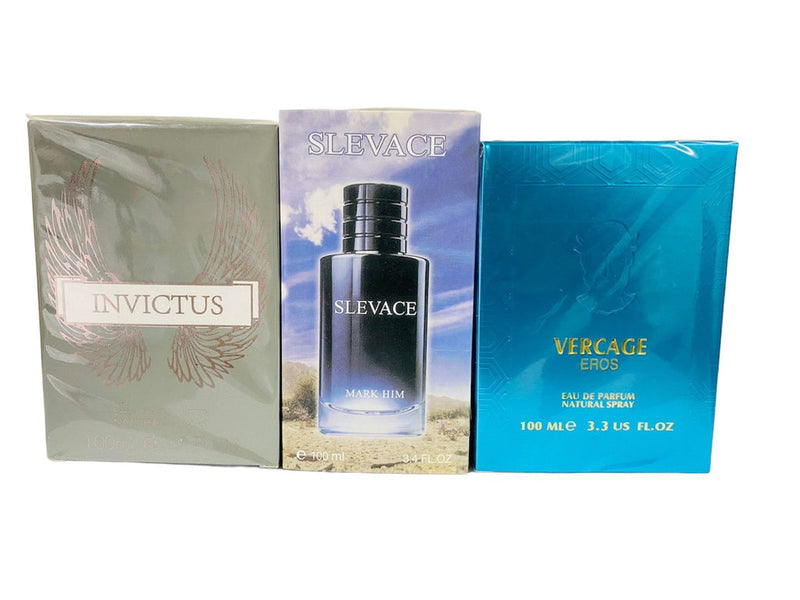 Compre 1 y Obtenga 3 Invictus | Salvaje | Versace 100ML