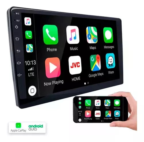 Radio con Pantalla Multimidia H-tech 9'' Ht-9210ca Carplay Android 2/32 Gb Wifi Espelhamento