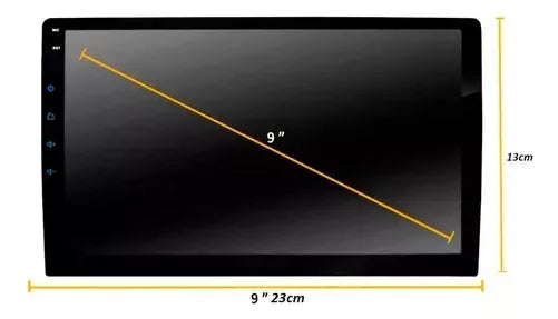 Radio con Pantalla Multimidia H-tech 9'' Ht-9210ca Carplay Android 2/32 Gb Wifi Espelhamento