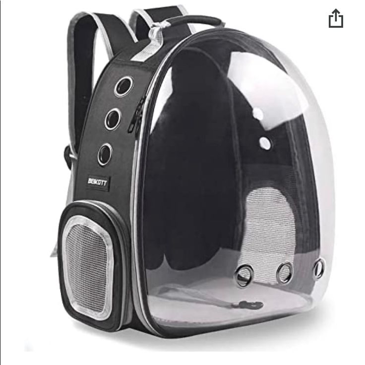 Maleta Morral Mascotas Burbuja Orificios