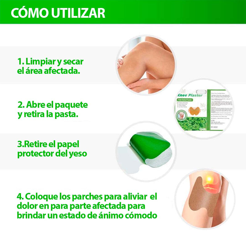 Parches de alivio del dolor de Rodilla